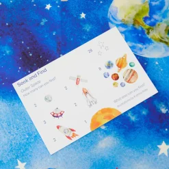 Sarah's Silks Playsilk - Seek and Find - Outer Space