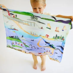 Sarah's Silks Playsilk - Seek and Find - Summer in Maine