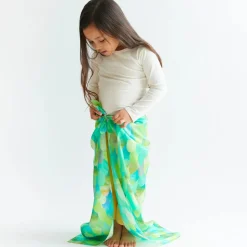 Sarah's Silks Playsilk Green Dinosaur