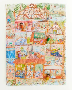 Sarah's Silks Playsilk Seek and Find - Dollhouse