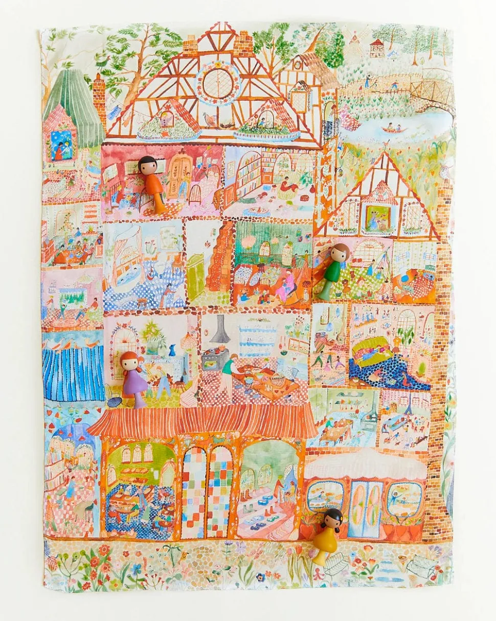 Sarah's Silks Playsilk Seek and Find - Dollhouse