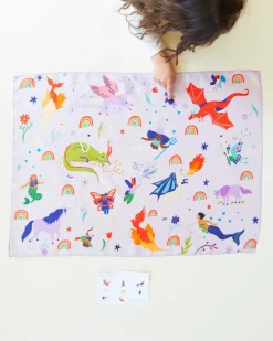 Sarah's Silks Playsilk Seek and Find - Rainbow Creature