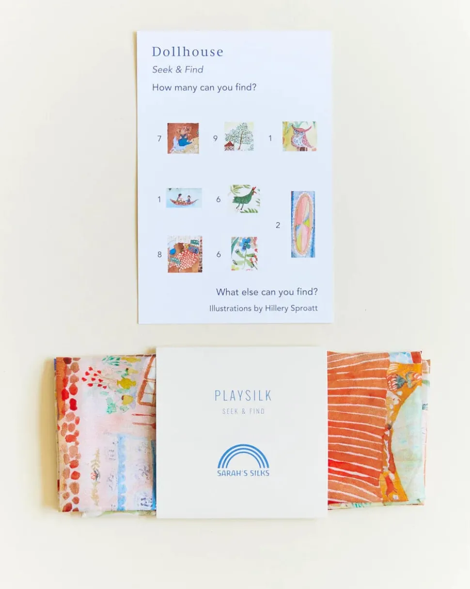Sarah's Silks Playsilk Seek and Find - Dollhouse