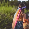 Sarah's Silks Rainbow Lavender Veil