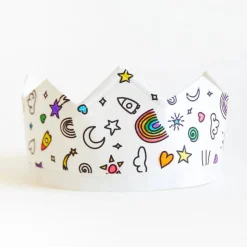 Sarah's Silks Rainbow Sky Coloring Crown