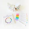 Sarah's Silks Rainbow Sky Coloring Crown & Playsilk Markers Set