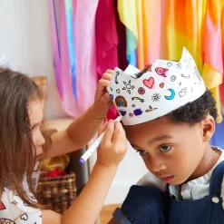 Sarah's Silks Rainbow Sky Coloring Crown