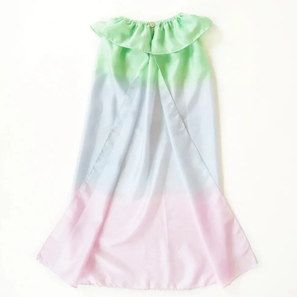 Sarah's Silks Robins Egg Blue Silk Cape