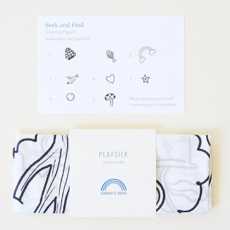 Sarah's Silks Seek & Find Coloring Playsilk