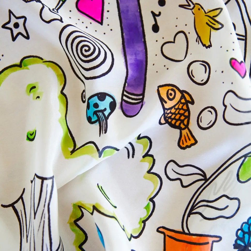 Sarah's Silks Seek & Find Coloring Playsilk
