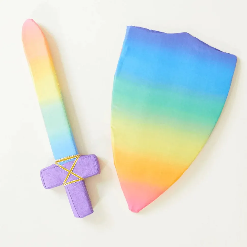 Sarah's Silks Shield - Rainbow