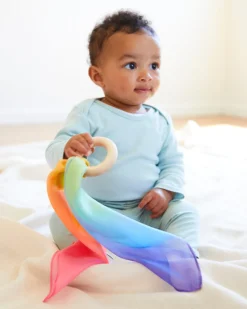 Sarah's Silks Silk and Wood Teethers