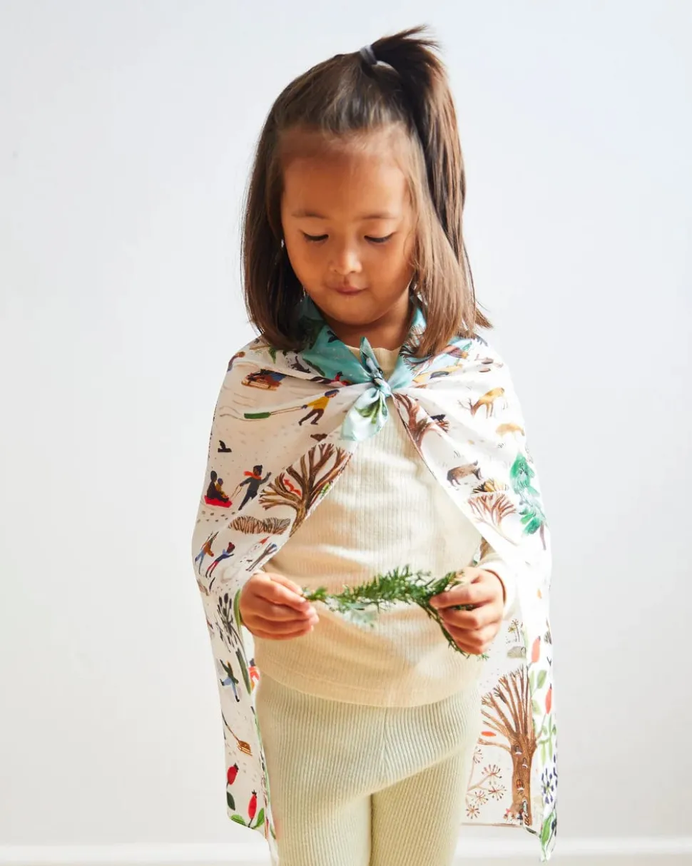 Sarah's Silks Snow Seek & Find Playsilk