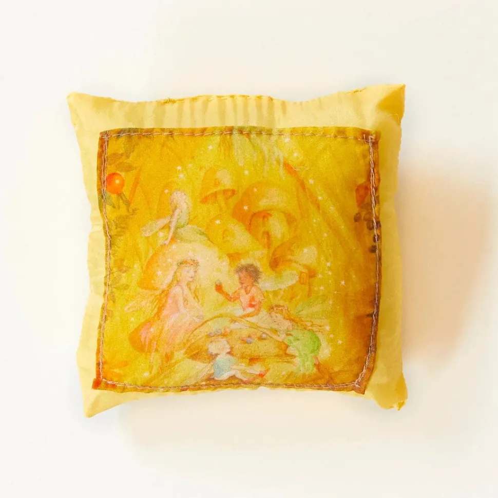 Sarah's Silks Tooth Fairy Pillow Yellow