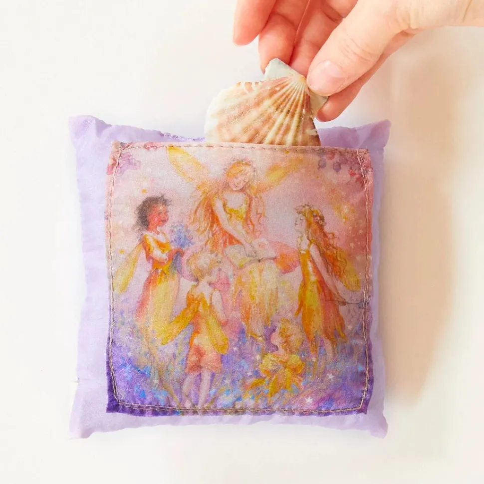 Sarah's Silks Tooth Fairy Pillow Purple