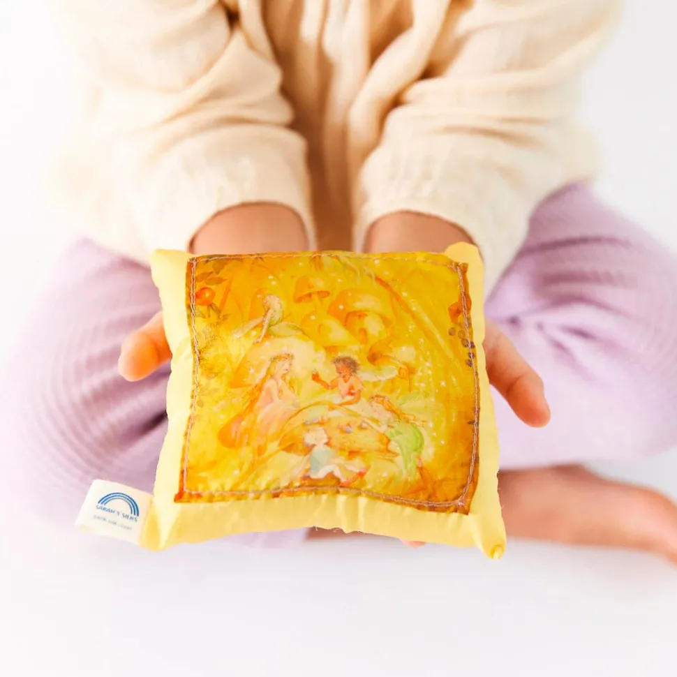 Sarah's Silks Tooth Fairy Pillow Yellow