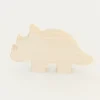 Sarah's Silks Wooden Animal Triceratops