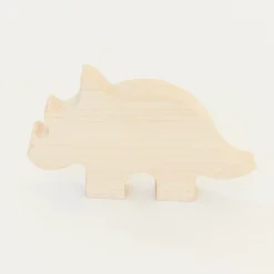 Sarah's Silks Wooden Animal Triceratops
