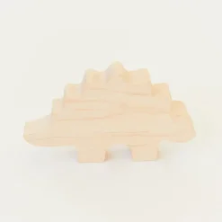 Sarah's Silks Wooden Animal Stegosaurus (Maple)