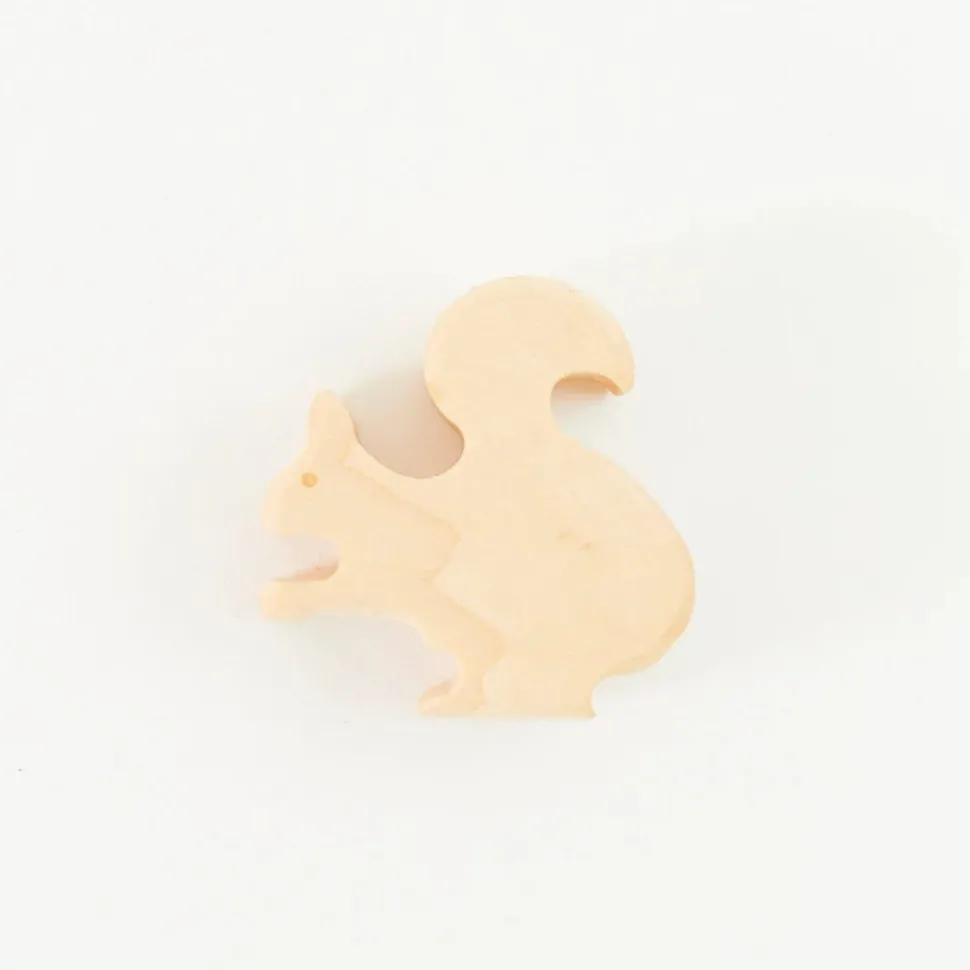 Sarah's Silks Wooden Animal Squirrel Maple