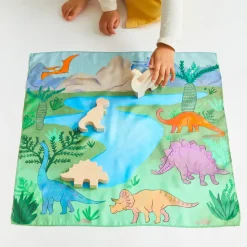 Sarah's Silks Wooden Animal Stegosaurus (Maple)