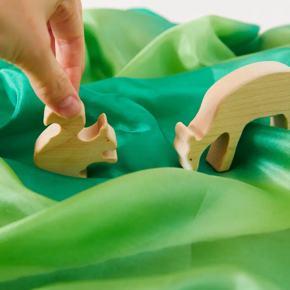Sarah's Silks Wooden Animal Squirrel Maple