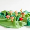 Sarah's Silks Wooden Mushrooms Set