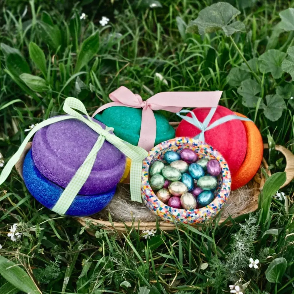 Stapelstein Original Rainbow Classic Set of 7 Minis + Super Confetti Mini Stone