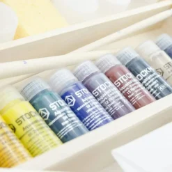 Stockmar Aquarelle Watercolours 12x20 ml in Wooden Box with accessories