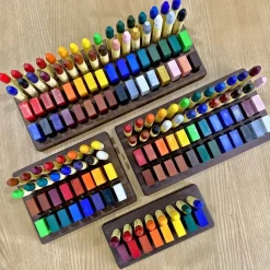 Stockmar Wax Crayons 12 Blocks in Cardboard Box