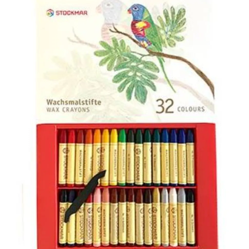 Stockmar Wax Crayons 32 Sticks in Presentation Gift Box