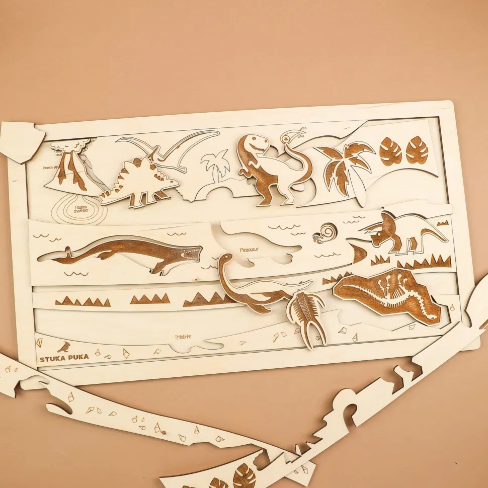 Stuka Puka Prehistoric World Puzzle