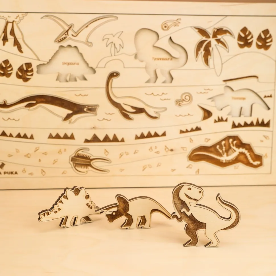 Stuka Puka Prehistoric World Puzzle