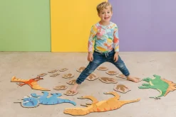 The Freckled Frog Chasing Dinosaurs!