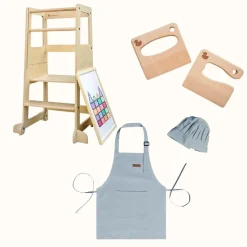 The Full Mini Chef: My Duckling Adjustable Learning Tower 2 in 1 set