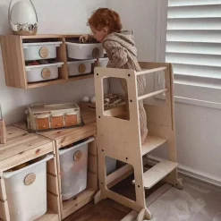 The Full Mini Chef: My Duckling Adjustable Learning Tower 2 in 1 set