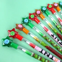 Tiny Mills - Pixels Mine Crafter Themed Multi Point Pencils (24pcs)