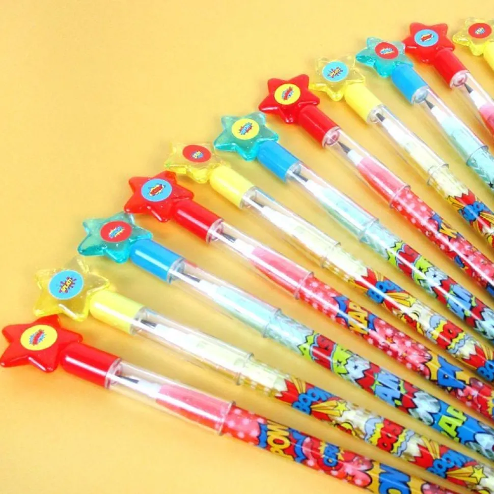 Tiny Mills - Superhero Multi Point Pencils (24pcs)