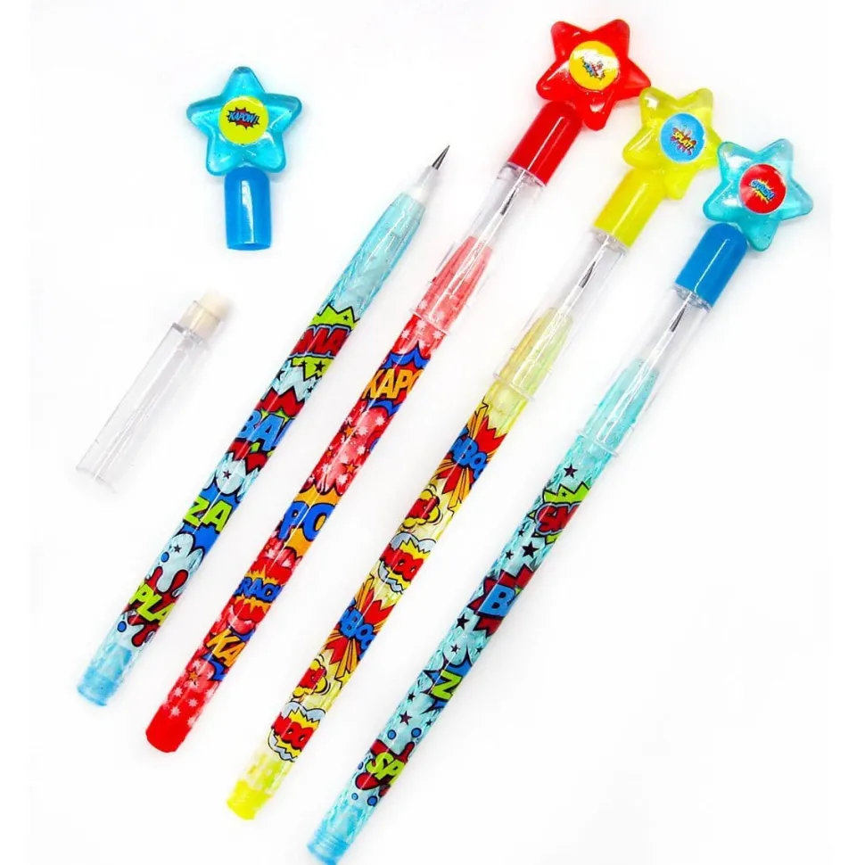 Tiny Mills - Superhero Multi Point Pencils (24pcs)