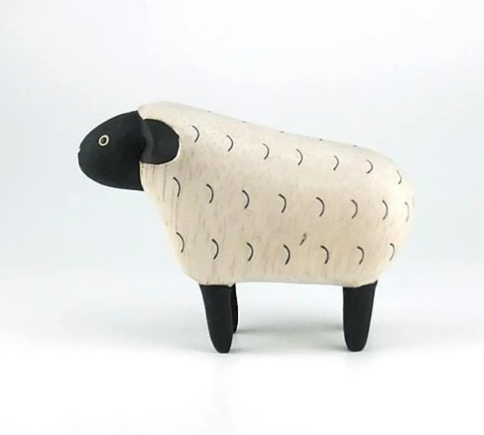 T-Lab Pole Pole Wooden Animal Sheep