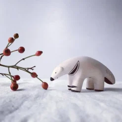 T-Lab Pole Pole Wooden Animal Anteater
