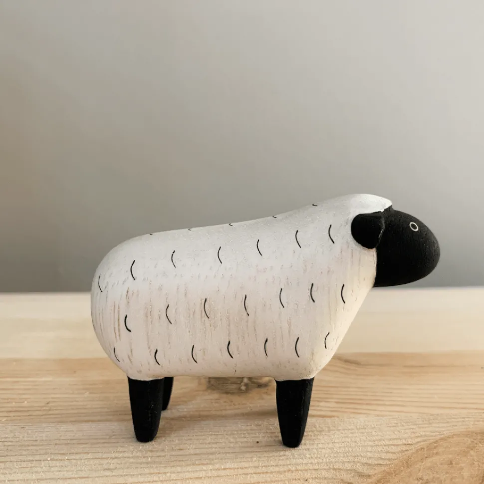T-Lab Pole Pole Wooden Animal Sheep