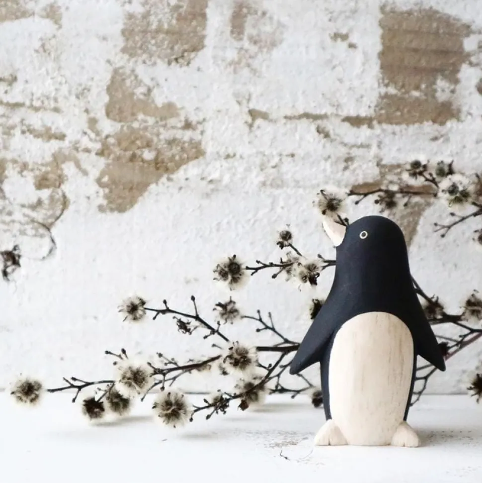 T-Lab Pole Pole Wooden Animal Penguin