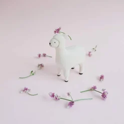 T-Lab Pole Pole Wooden Animal Alpaca