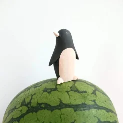 T-Lab Pole Pole Wooden Animal Penguin