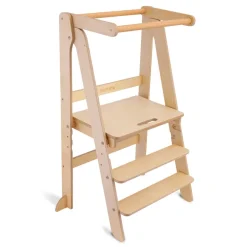 Toypark Folding Learning Tower - Natural