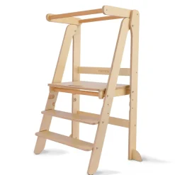 Toypark Folding Learning Tower - Natural