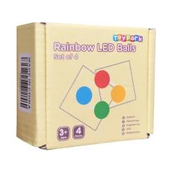 Toypark Rainbow LED Balls Set of 4