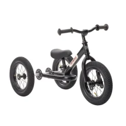 Trybike 2 in 1 Steel Balance Bike - Black