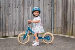Trybike 2 in 1 Vintage Steel Balance Bike - Blue